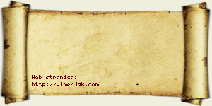 Una Simjanović vizit kartica